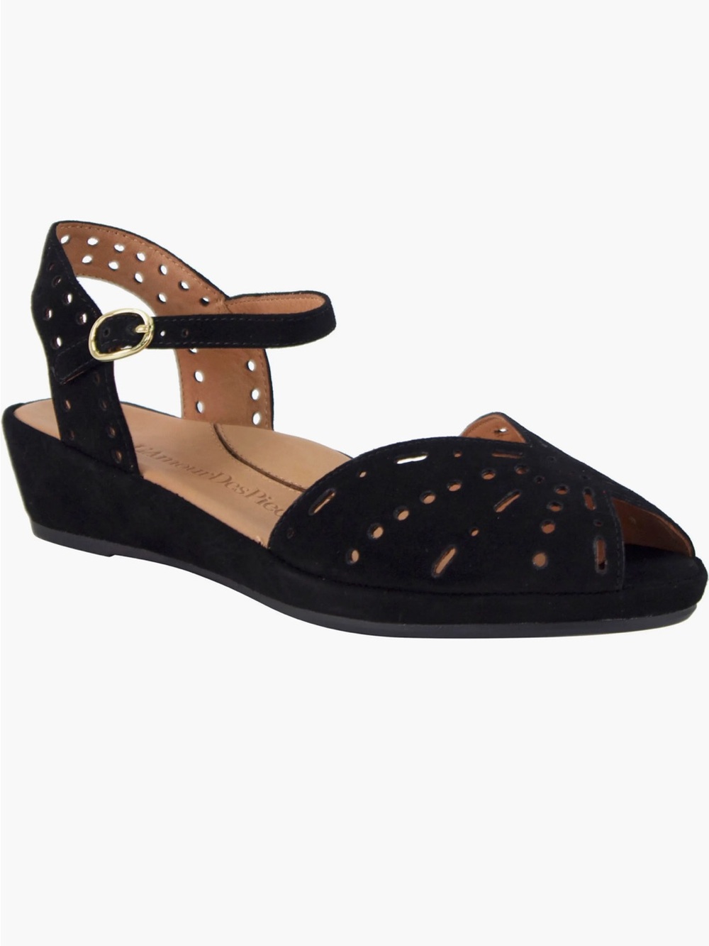 L’ Amour des Pieds black sandals